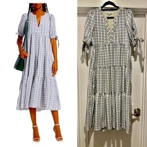 EUC Medium Woman’s English Factory plaid dress